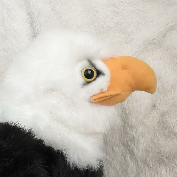 A&A Plush Bald Regal Eagle 16” Realistic Bird Of Prey Stuffed Animal Zoo - Picture 6 of 10